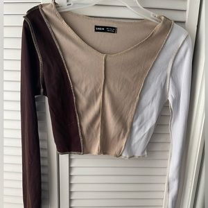 Shein long sleeve crop top US 4